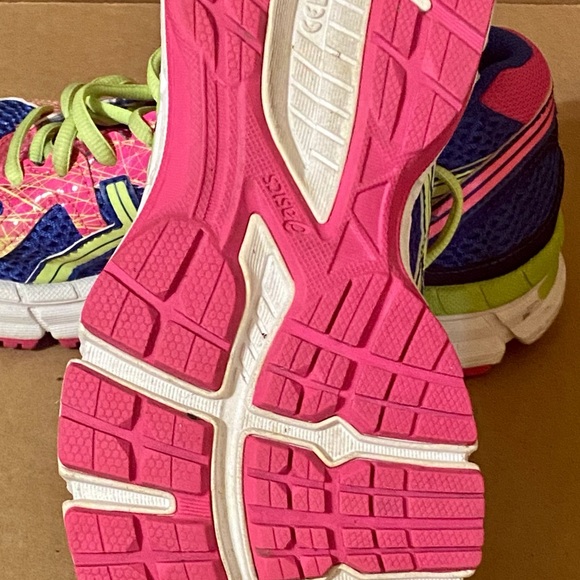 ASICS Gel-Exoite 2 pink/blue/multi running shoes - Picture 4 of 7
